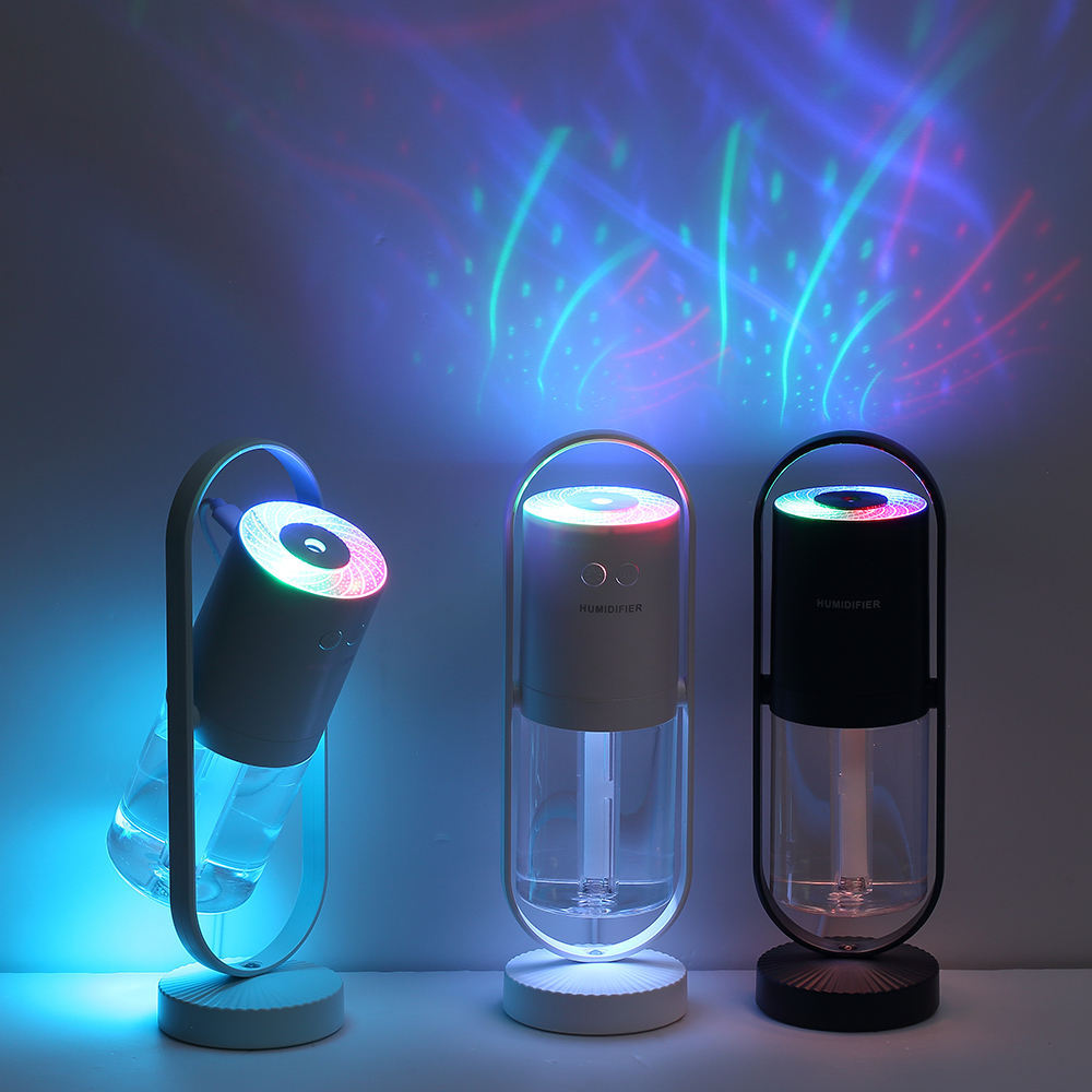 200ml LED Light Portable Humidifier - Colour Changing & USB Rechargable