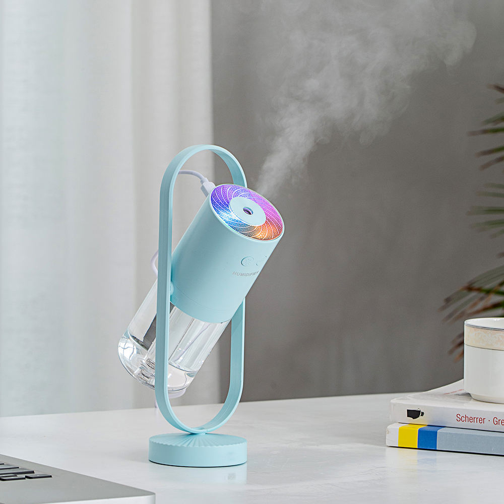200ml LED Light Portable Humidifier - Colour Changing & USB Rechargable