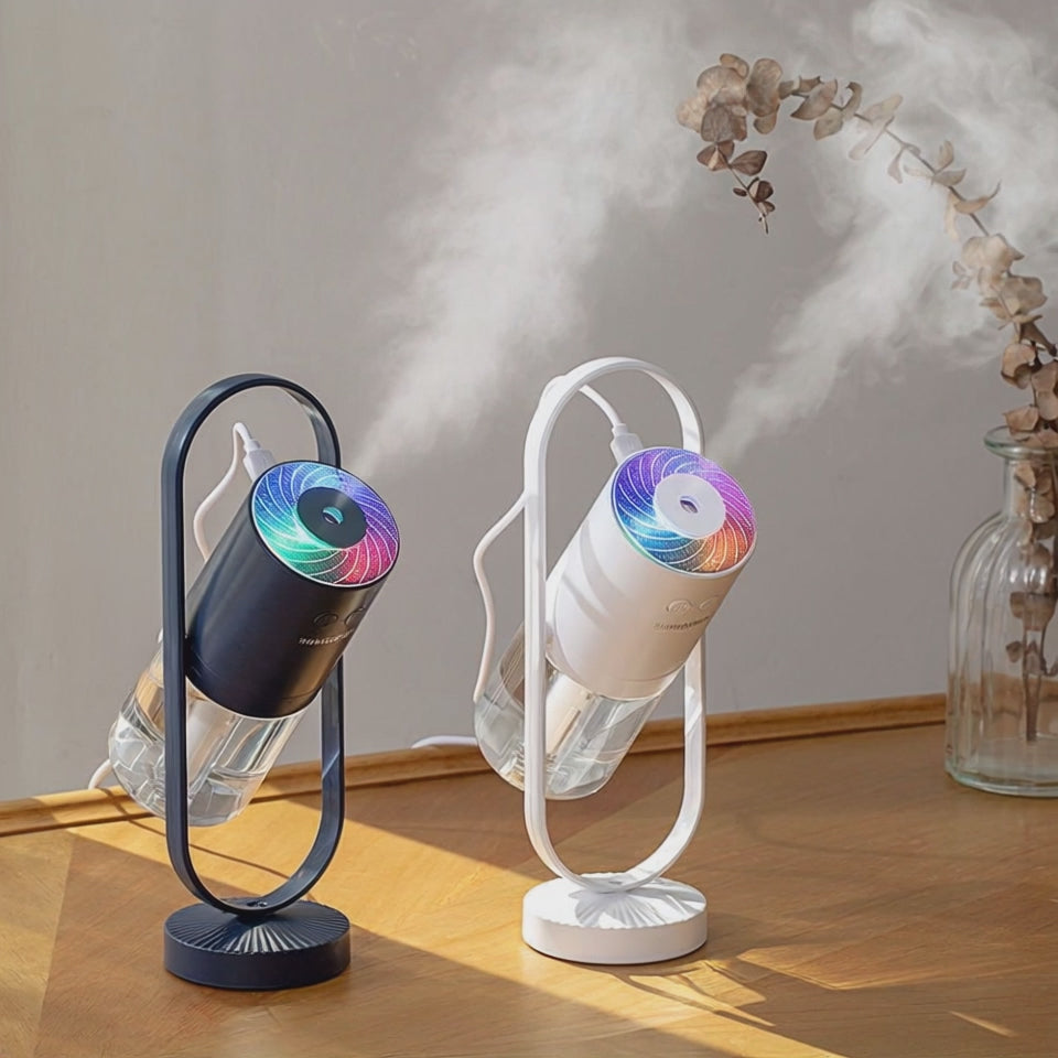 200ml LED Light Portable Humidifier - Colour Changing & USB Rechargable